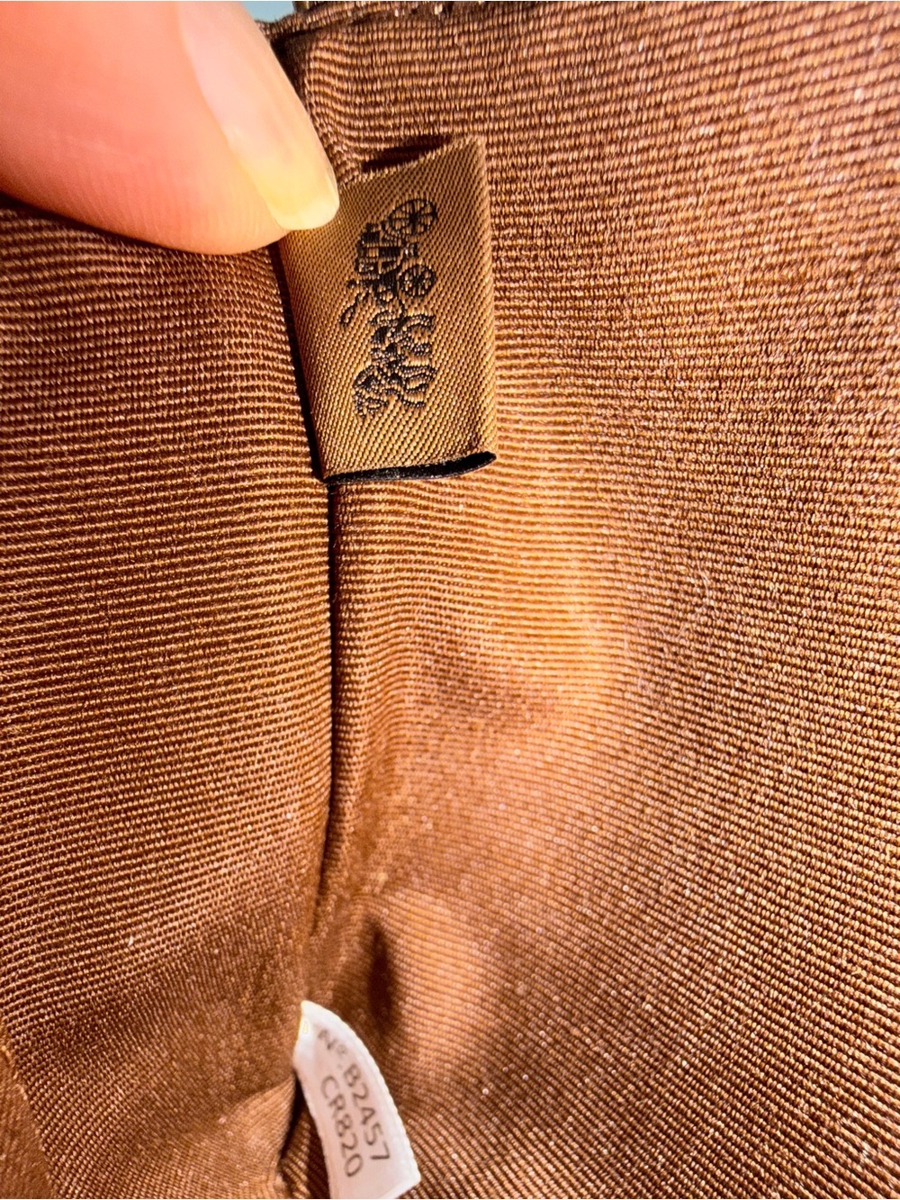 Authentic Coach Corner Zip Wristlet in Signature Canvas with Banana Print - Picture 5 of 6